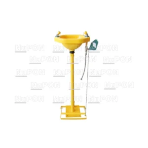 ABS Bowl Pedestal Mounted Emergency Eyewash With Foot Pedal