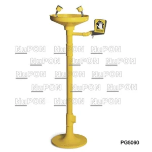 ABS Bowl Pedestal Mounted Eyewash Without Foot Pedal