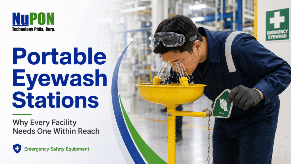 Life-Saving Reasons Your Facility Needs a Portable Eyewash Station